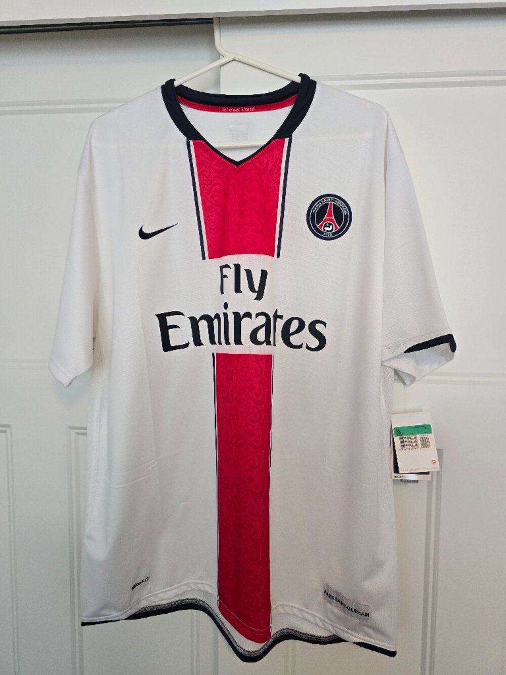 NWT Vintage Nike Paris Saint-Germain 2007-2008 Away Jersey XL PSG Soccer